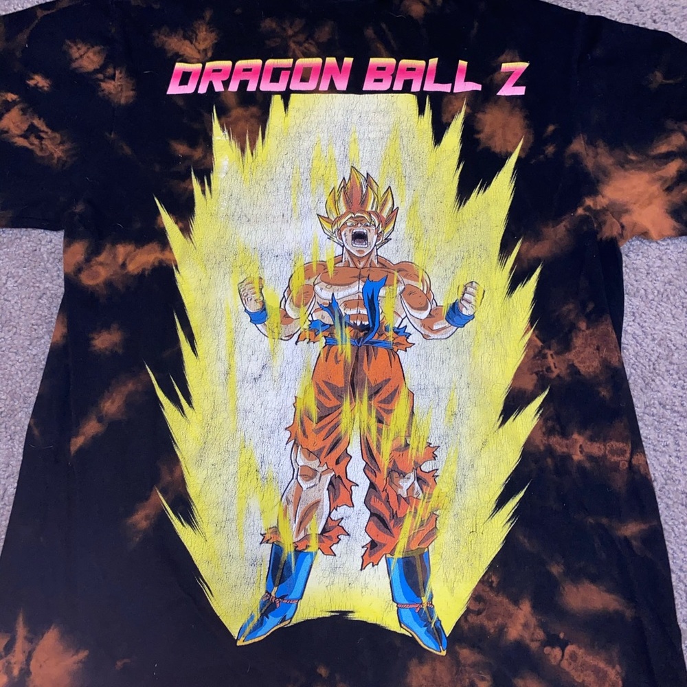 Bleach dyed vintage t shirt
